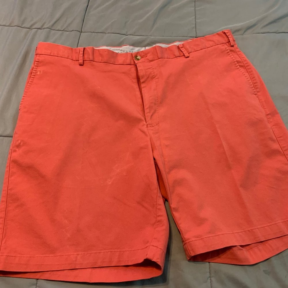 Peter Millar men's golf cotton soft red golf shorts 40/20